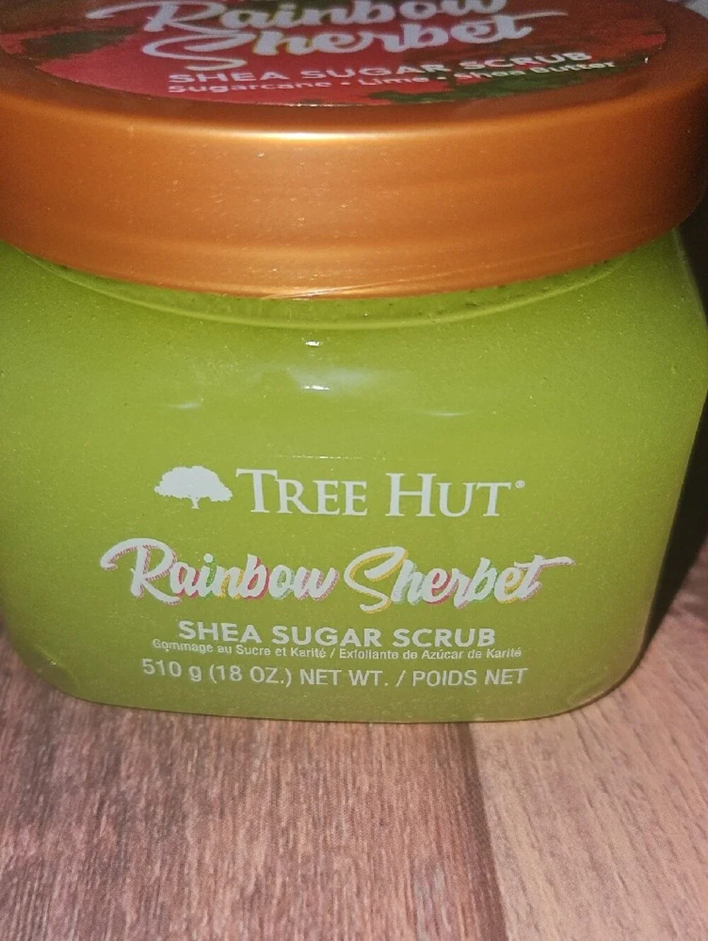 Tree Hut Rainbow Sherbet Shea Sugar Scrub - Green